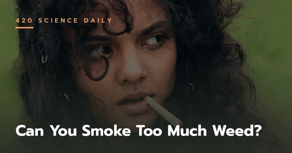 Can you smoke too much weed — symptoms and what to do