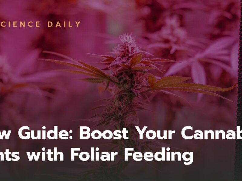 Grow Guide: Boost Your Cannabis Plants with Foliar Feeding